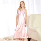 Robe de nuit longue col V
