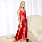 Robe de nuit longue col V