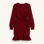Dark Red Dress
