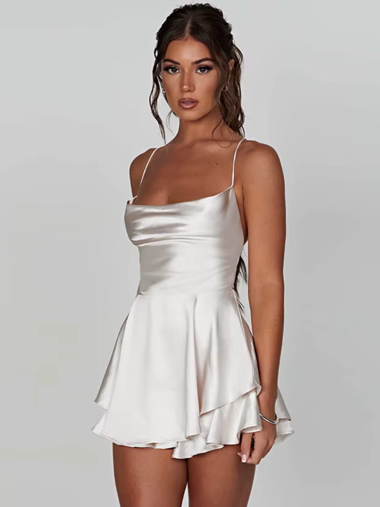 Satin slip dress