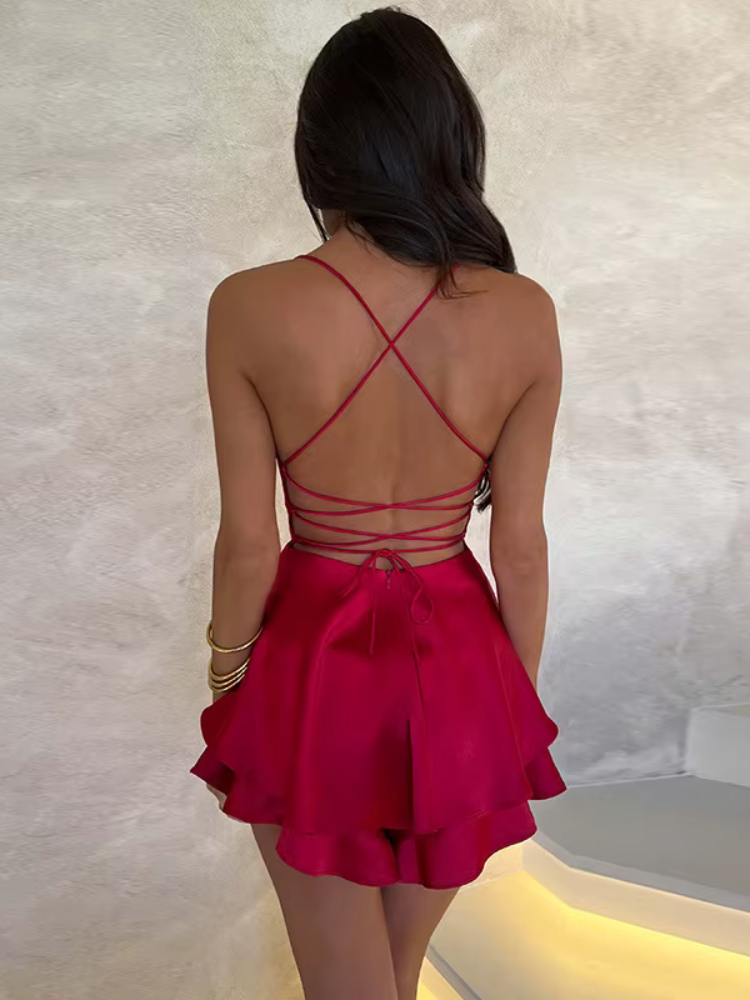 Satin slip dress
