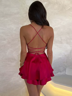 Satin slip dress