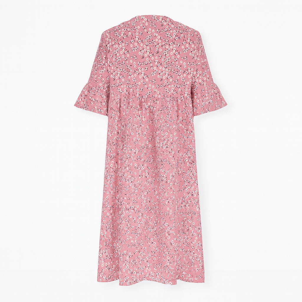 Robe à imprimé floral pour femme - Coupe mi-longue