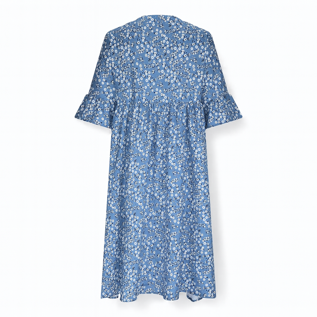 Robe à imprimé floral pour femme - Coupe mi-longue