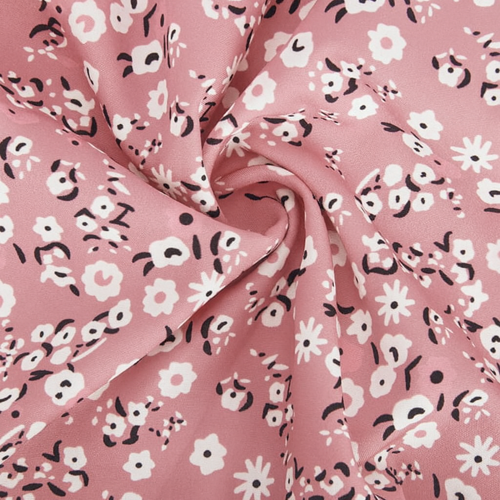 Robe à imprimé floral pour femme - Coupe mi-longue