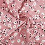 Robe à imprimé floral pour femme - Coupe mi-longue