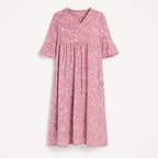 Robe à imprimé floral pour femme - Coupe mi-longue