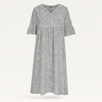 Robe à imprimé floral pour femme - Coupe mi-longue