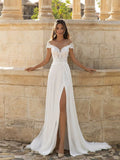 Robe de mariée satin fluide