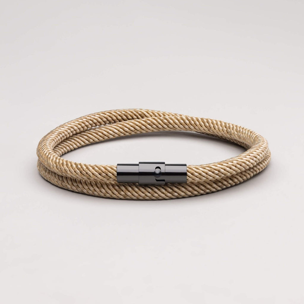 Ara - Milanese Cord Magnetic Bracelet - Brown Edition