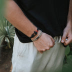 Ara - Milanese Cord Magnetic Bracelet - Brown Edition