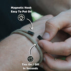 Ara - Milanese Cord Magnetic Bracelet - Brown Edition