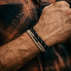 Ara - Milanese Cord Magnetic Bracelet - Brown Edition