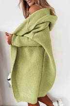 Gilet à capuche oversize Roseann pour femme – Mélange de coton doux