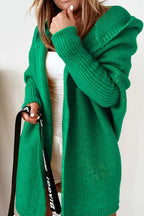 Gilet à capuche oversize Roseann pour femme – Mélange de coton doux