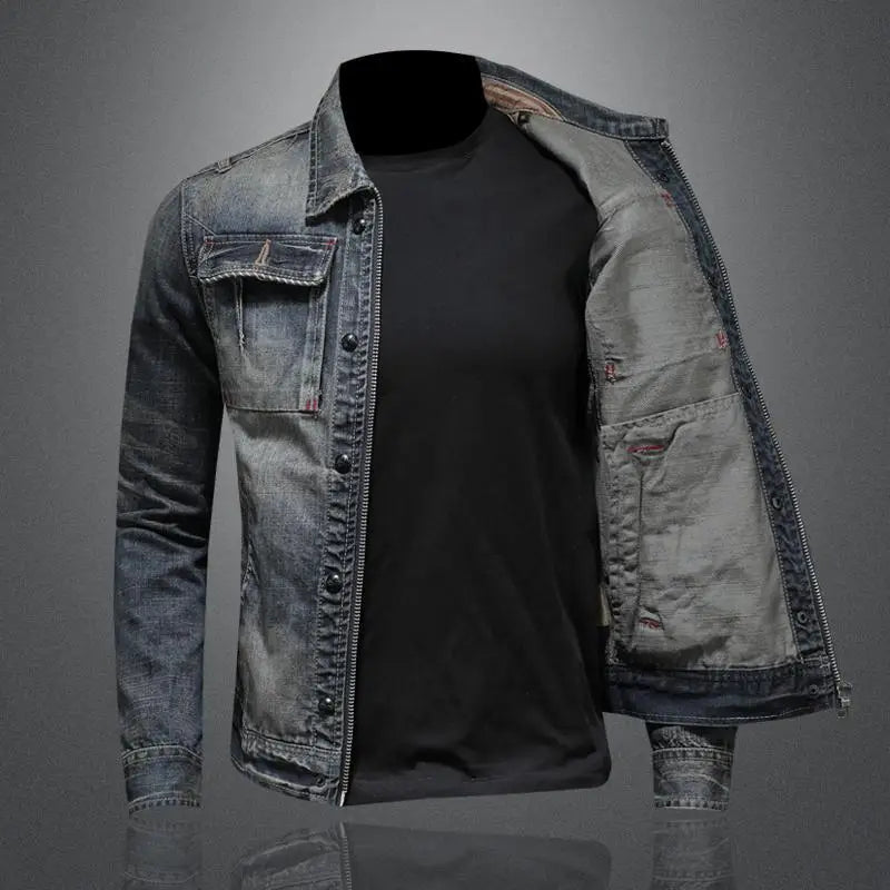 Antoine – Retro denim jacket for an autumnal vintage look