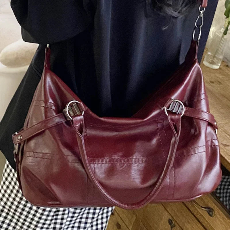 SEWY - Vintage Leather Satchel Handbag