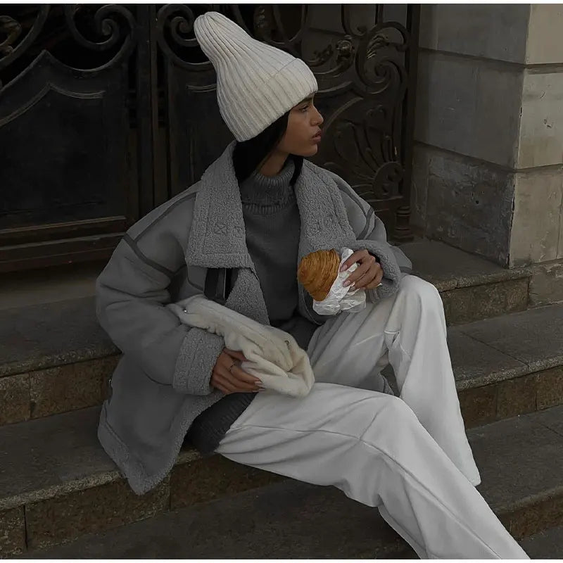 Manteau de printemps Maja pour femme – Vêtement d'extérieur doux et tendance