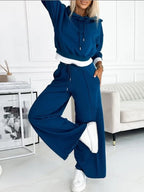 Ensemble pour femmes avec sweat à capuche et pantalon de survêtement - Confortable, élégant et polyvalent