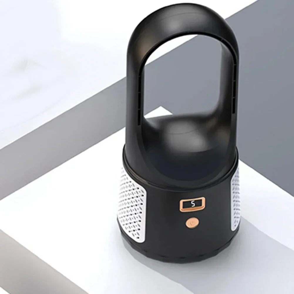 Bladeless Ventilateur de table - Ventilateur USB silencieux avec batterie pour chambre à coucher & bureau