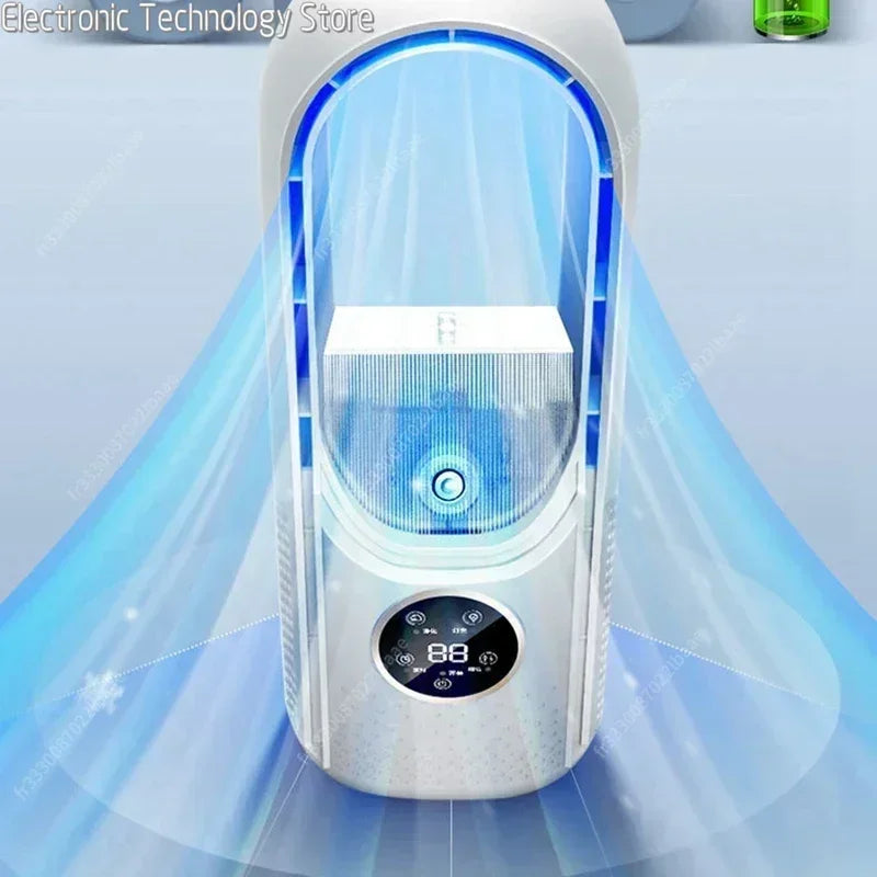 CoolMist 3-in-1 Bladeless Fan & Air Purifier - Silent, with UV & Ionizer