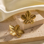 Juliette – Boucles d'oreilles Fleur Vintage en or
