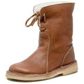 Women's waterproof fleece boots with warm wool lining - Ideal for winter