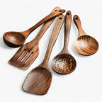 Set d'ustensiles de cuisine EcoWood en bois avec 11 pièces