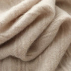 Jupe midi trapèze en laine mérinos – Tricot doux, chaud et élégant