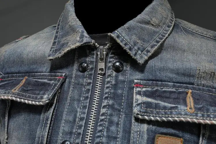 Antoine – Retro denim jacket for an autumnal vintage look
