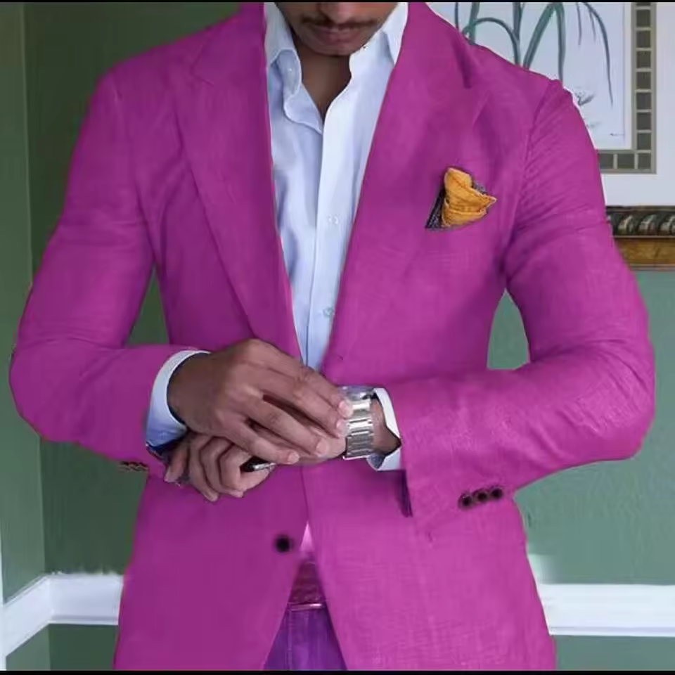 Blazer élégant en laine pour hommes