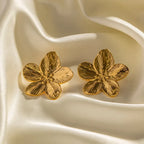 Juliette – Boucles d'oreilles Fleur Vintage en or