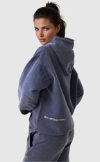 Blue Hoodie with "For the Culture" Print