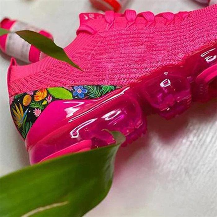 Basket tendance respirante avec semelle a bulle