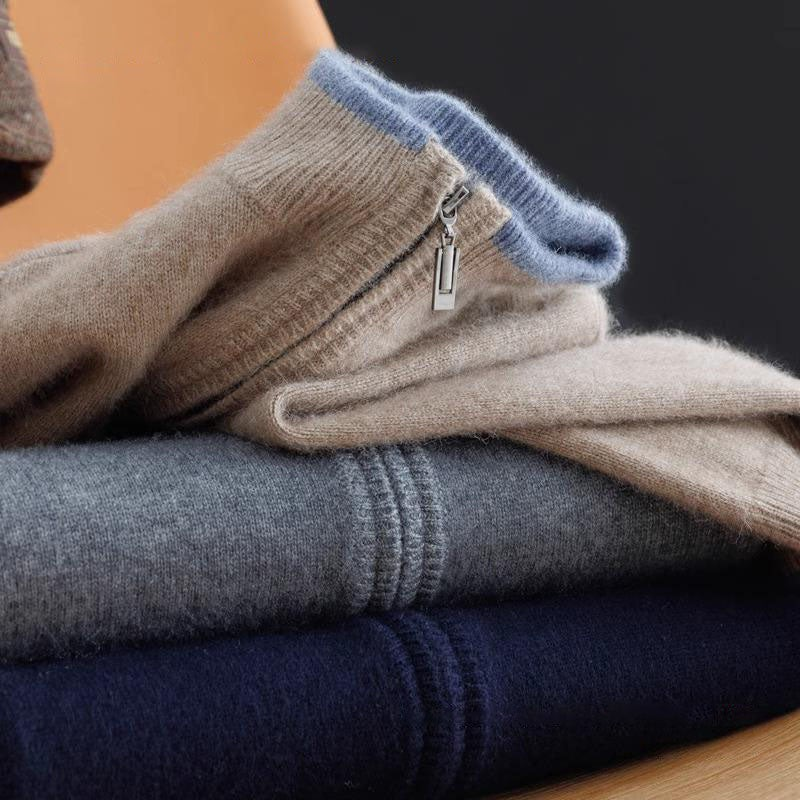 Cardigan classique en laine pour hommes