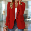 Edythe | Blazer tailleur intemporel avec fermeture à un seul bouton