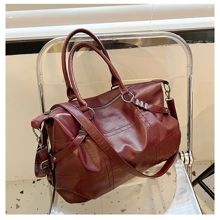 SEWY - Vintage Leather Satchel Handbag