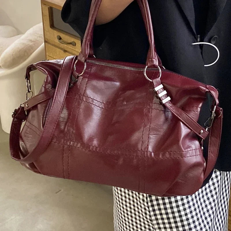 SEWY - Vintage Leather Satchel Handbag