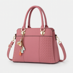 Pink shoulder bag for women