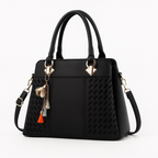 Black shoulder bag for women