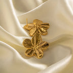 Juliette – Boucles d'oreilles Fleur Vintage en or
