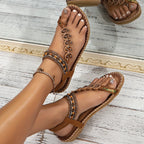 Sandales orthopédiques avec griffes et bandes ajustables - Femme