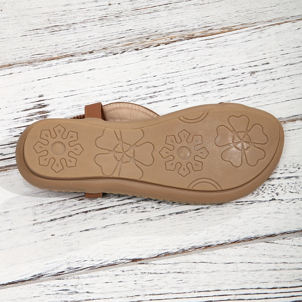 Sandales orthopédiques avec griffes et bandes ajustables - Femme