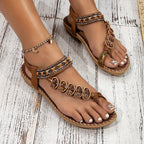Sandales orthopédiques avec griffes et bandes ajustables - Femme