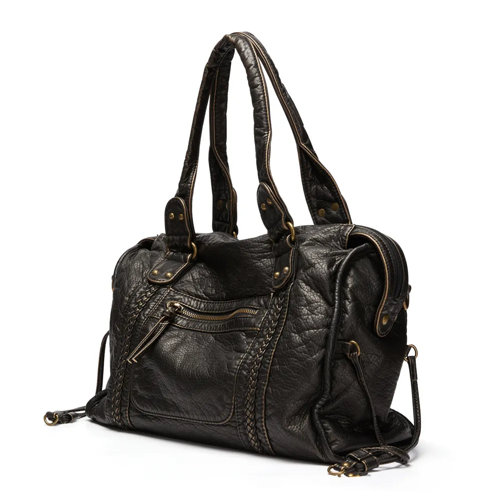 Sac à Main Noir pour les Cours - RACHEL