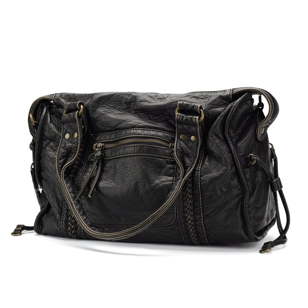 Sac à Main Noir pour les Cours - RACHEL