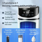 CoolBreeze Mini - Refroidisseur d'air USB 3 en 1 avec réservoir d'eau de 300 ml