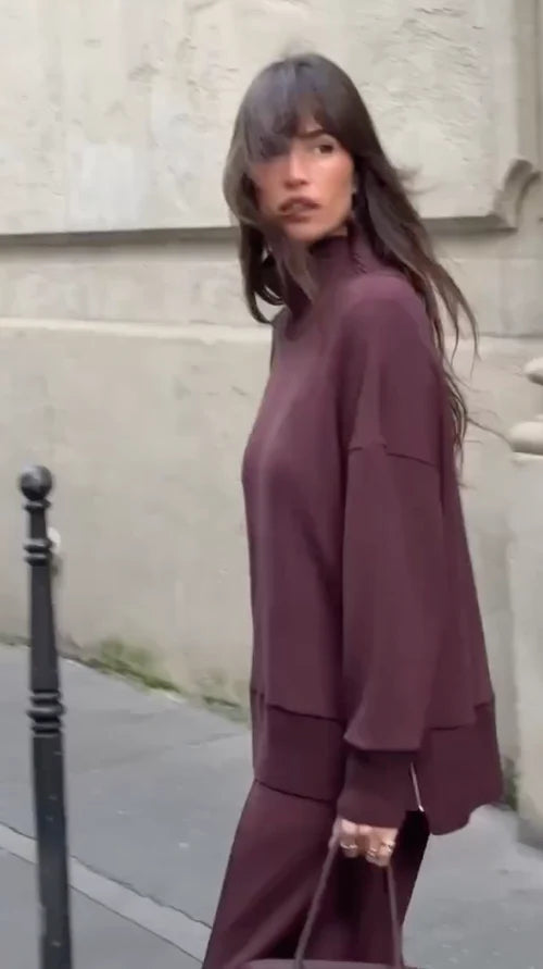 Ensemble de détente Lina pour femme – Tenue de détente élégante et confortable