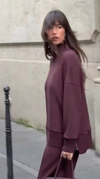 Ensemble de détente Lina pour femme – Tenue de détente élégante et confortable