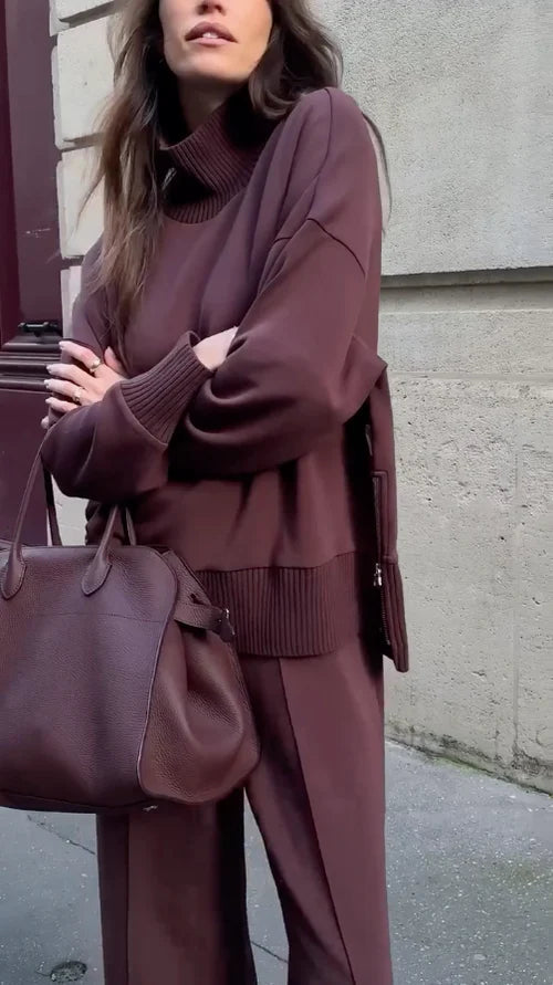 Ensemble de détente Lina pour femme – Tenue de détente élégante et confortable